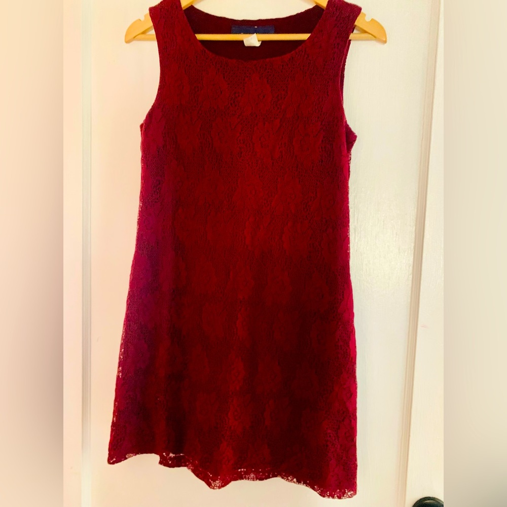 Lace mini dress